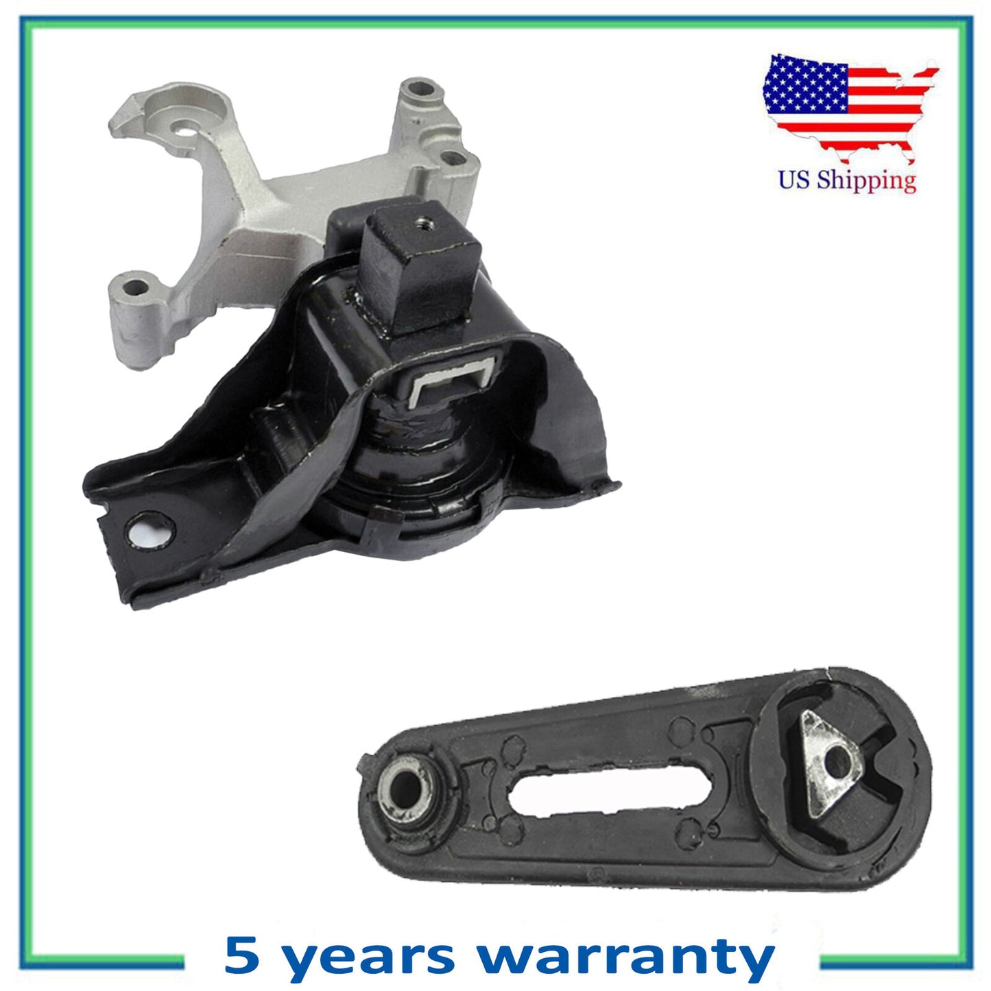 M375 4318 4348 Couple Canne Avant Moteur Montage Pour 2007-2011 Nissan Sentra