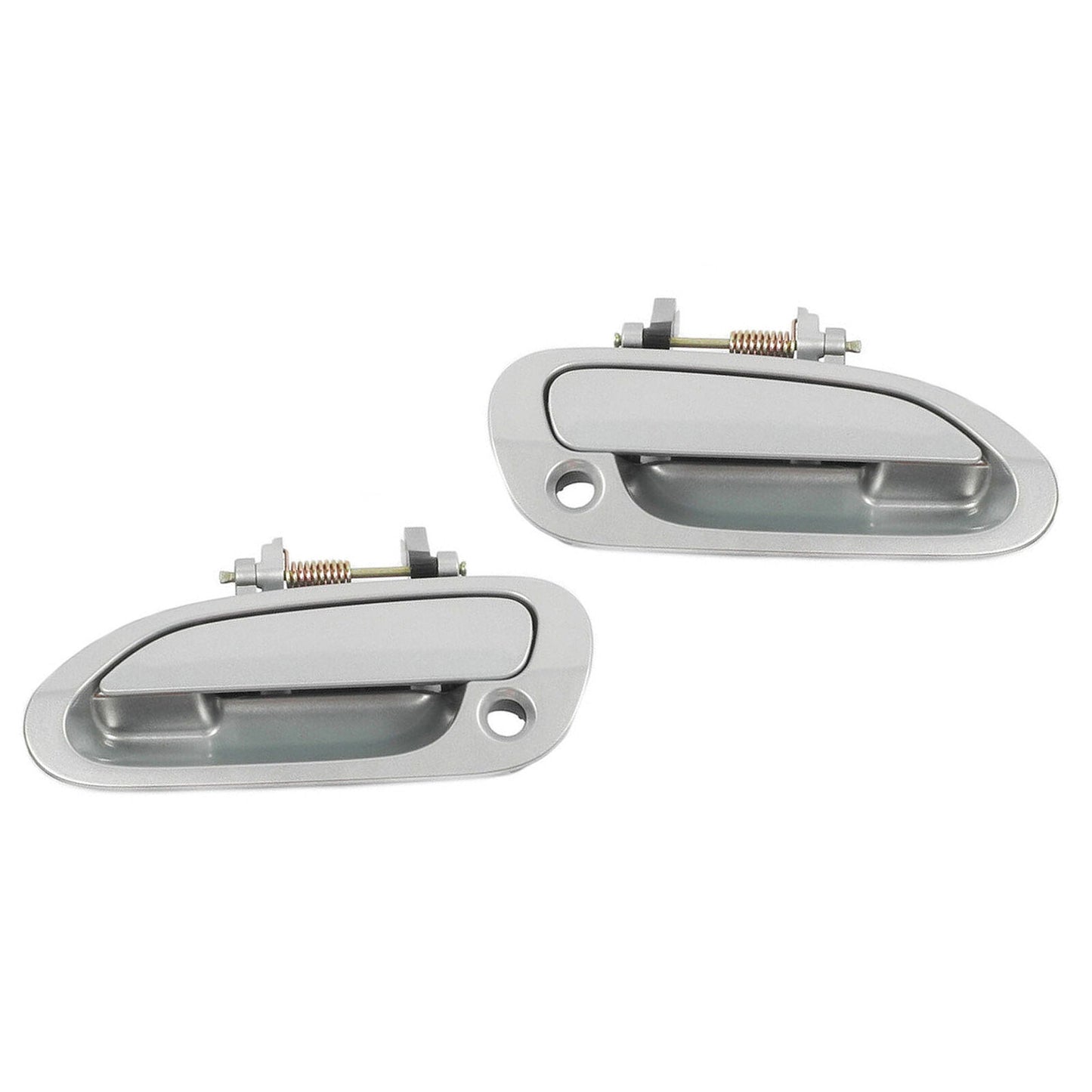 Front Pair Outside Door Handle For 98 99-02 Accord NH612M Regent Silver Metallic