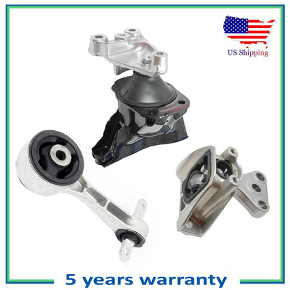 3PCS Moteur & Trans Montage Pour 2006-2011 Honda Civic 1.8L 4530 4548 4546