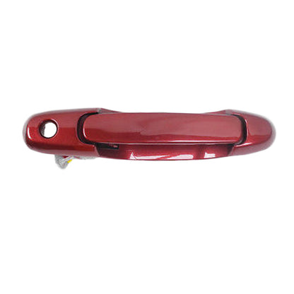 Front Pair Set Outside Door Handle For 98-03 Toyota Sienna Sunfire Red Pearl 3K4