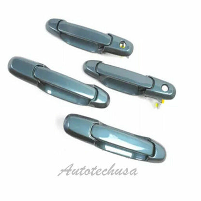 DS463 Set 4pcs Extérieur Porte Poignée Pour 98 99-03 Toyota Sienna Sailfin Bleu