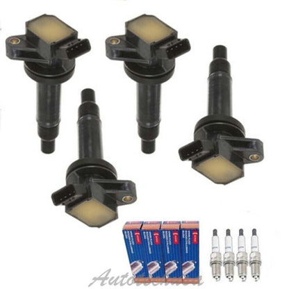 For Toyota Celica Chevrolet MotorKing UF247 Ignition Coil & 4 SK16R11 Spark Plug