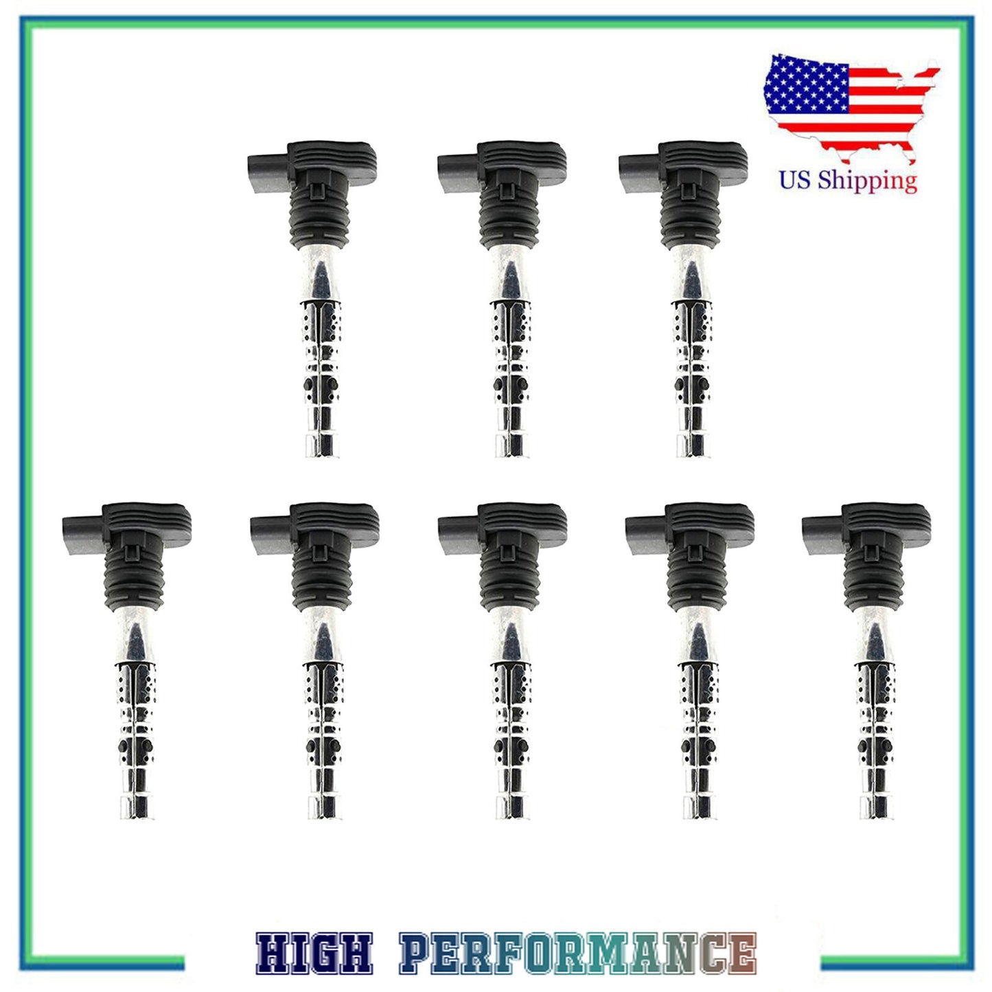 UF521 C1463 Allumage Bobine Set 6PCS Pour 2004-2006 VW Phaeton Touareg 4.2L