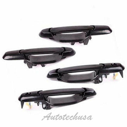 98-03 Toyota Sienna Fornt & Rear Black Painted Set 4 Outside Door Handle DS81