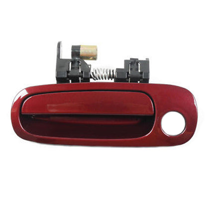 Front Left Outer Door Handle For 1998-2002 Toyota Corolla Burgundy Red 3M8