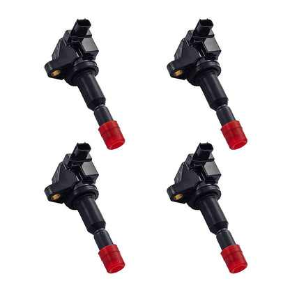 Set 4 PCS Ignition Coil For UF626 C1664 52-2076 Honda 09-2014 Fit 11-16 CR-Z