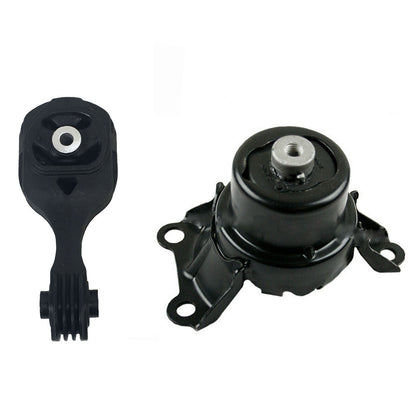 Set 2PCS Engine Motor Mount For Auto CVT Trans. For 2015-2018 Honda Fit 1.5L LX
