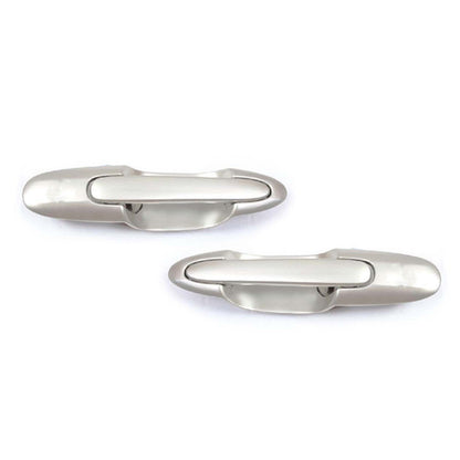 Arrière Extérieur Porte Poignée Set Pour 2000-2006 Mazda MPV Étincelant Argenté