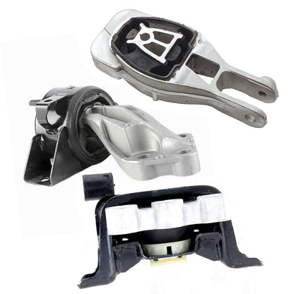 Set 3pcs Engine Motor & Auto Trans Mount For 14-17 Chevrolet Sonic 1.6L 1.8L
