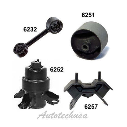 M904 Motor & Trans Montaje Juego 4PCS Para 1997-2001 Toyota Camry 3.0L Manual