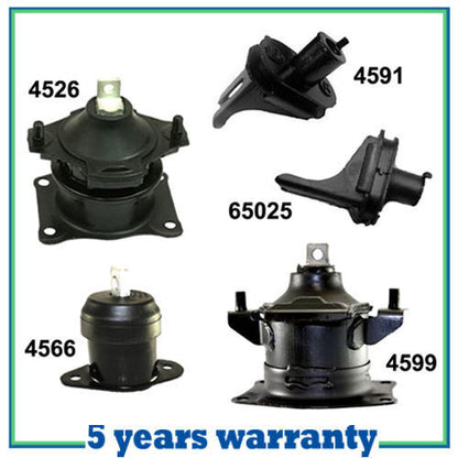 Moteur Montage M1070 Pour Acura TL 3.2L 4526 4566 4591 4599 65025 Set 5pcs