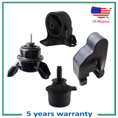 For 2009-2010 Hyundai Azera Front & Rear Engine Motor Mount Set 4PCS 3.3L 3.8L