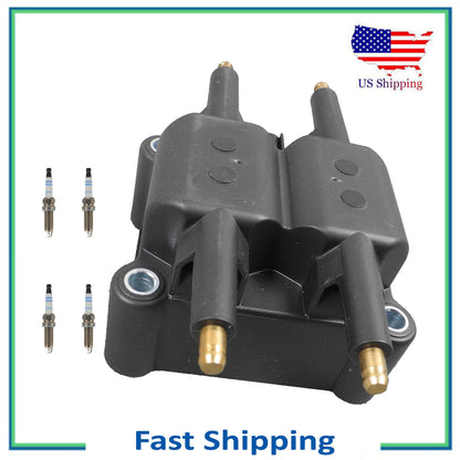 5PCS UF189 Ignition Coil & 6743 Bosch Platinum Spark Plug For 02-08 Mini Cooper