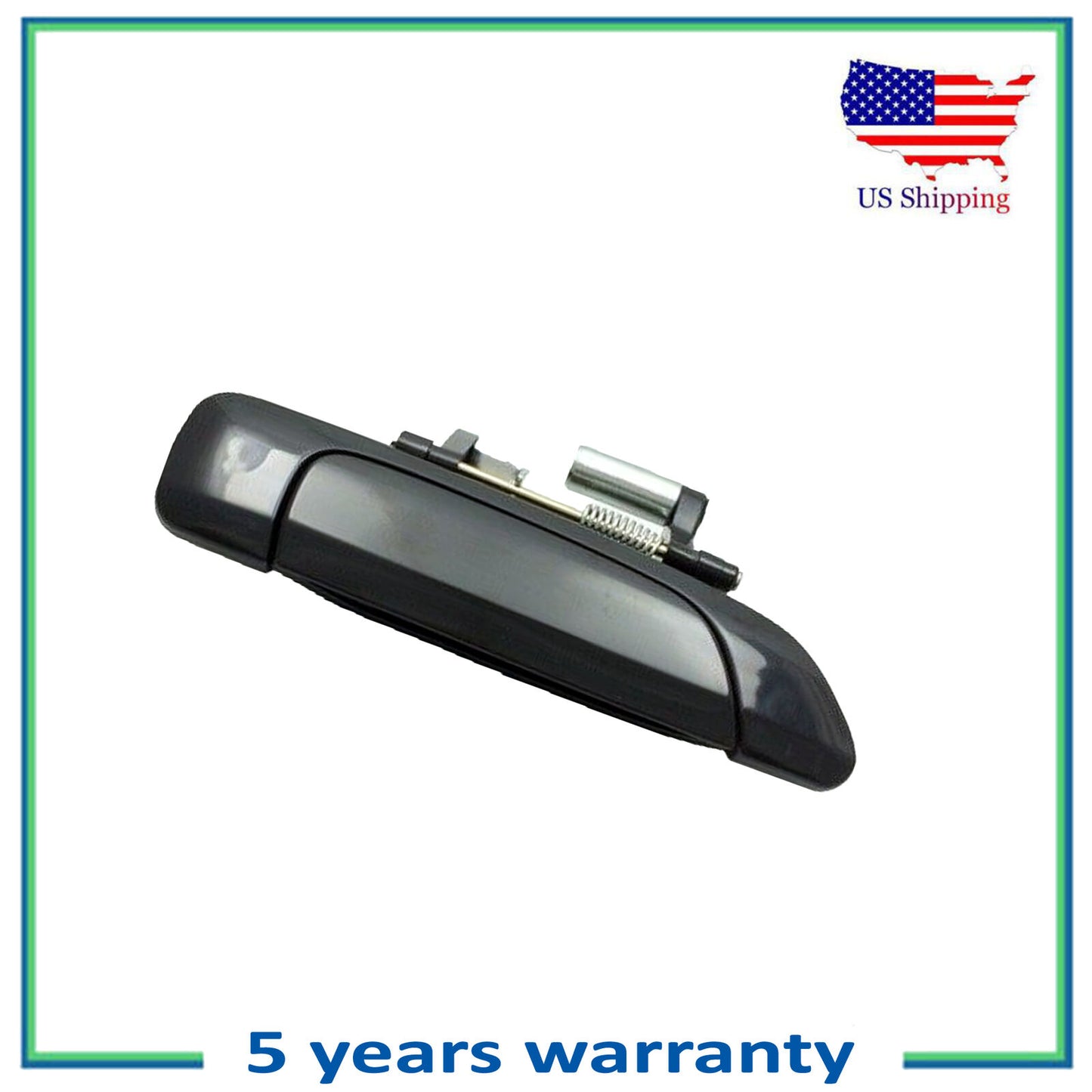 Rear Right Outer Outside Door Handle For 2001-2005 Honda Civic Smooth Black
