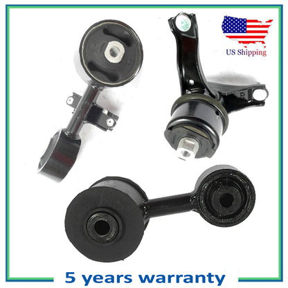 3PCS Moteur & Couple Amortisseur Montage Pour 2007-2008 Toyota Solara 2.4L 4204