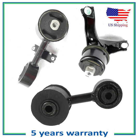 3PCS Moteur & Couple Amortisseur Montage Pour 2007-2008 Toyota Solara 2.4L 4204
