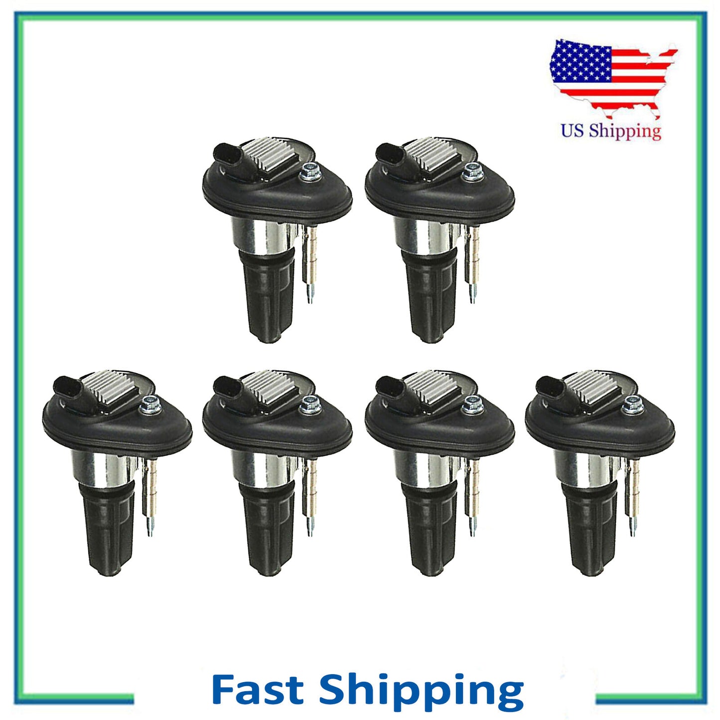 B349 6 IC154 UF303 C1395 Ignition Coil For Buick Chevrolet GMC Hummer Isuzu Saab