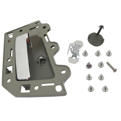 Rear Left Interior Door Handle For 05-2011 Jeep Grand Cherokee Khaki Chrome Bolt