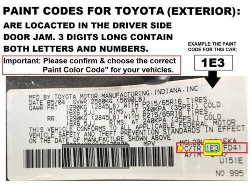 DS464 avant Paire Extérieur Porte Poignée Pour 98 99-03 Toyota Sienna Sailfin