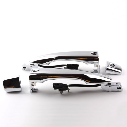 Chrome Front Left & Right Outside Door Handle Pair For Nissan Altima Pathfinder