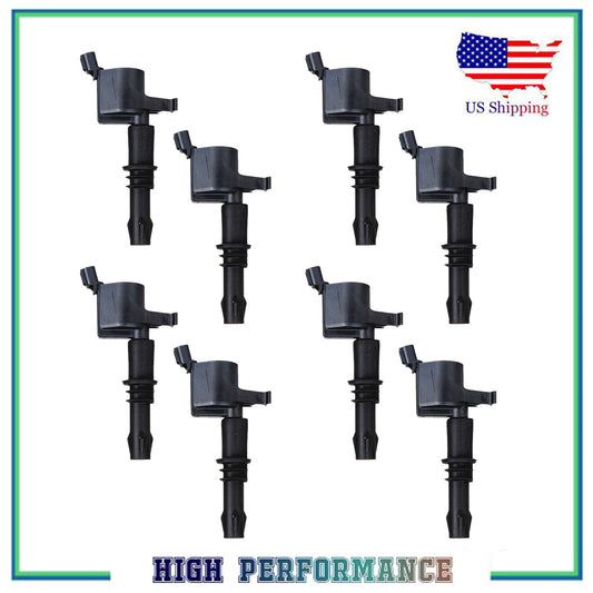 Set 8PCS Ignition Coil For FD508 UF537 DG511 Ford Lincoln Mercury 4.6L 5.4L 6.8L