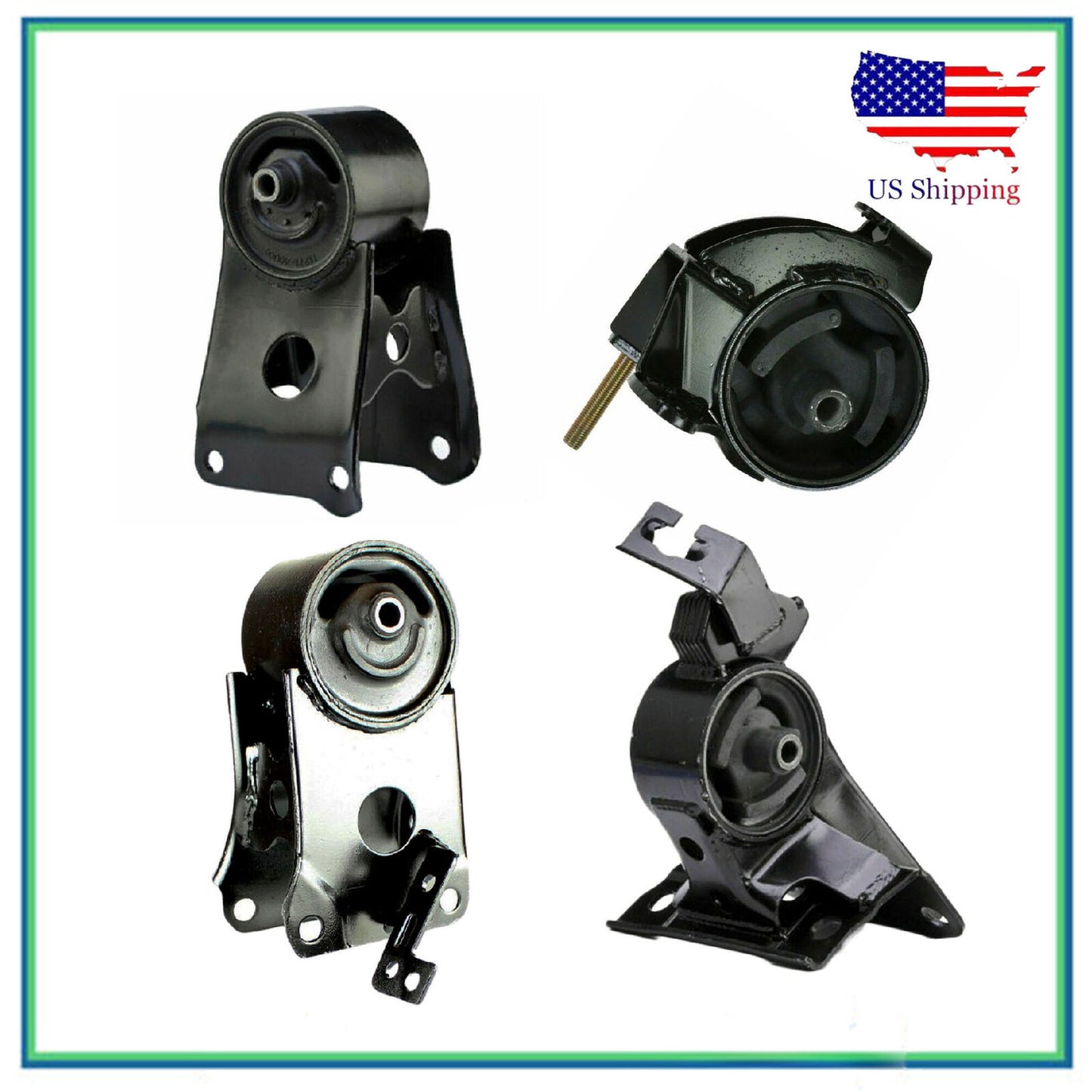 Set 4PCS Moteur & Transmission Automatique Montage Pour 2002 Nissan Maxima 3.5L
