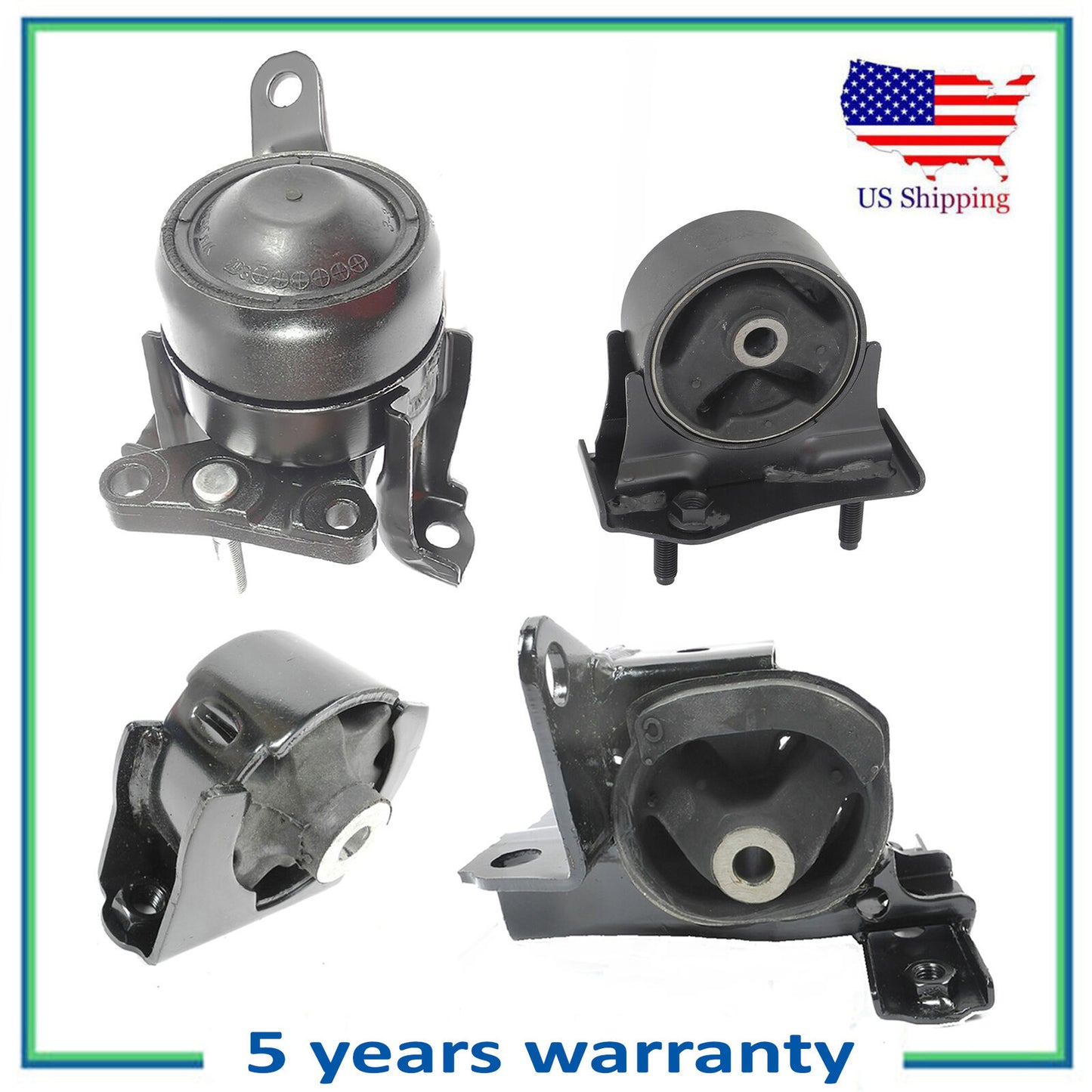 4PCS Motor & Trans Montaje Auto Trans Para 2001-2003 Toyota RAV4 2.0L
