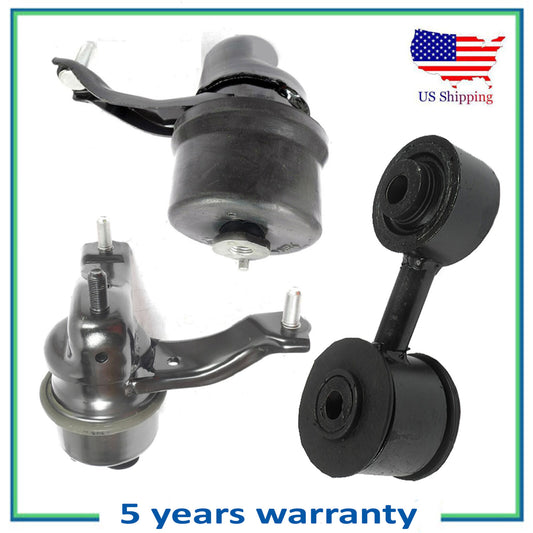 3PCS Engine Motor & Trans Mount For 2002-2006 Toyota Camry 2.4L 4211 4226 4207