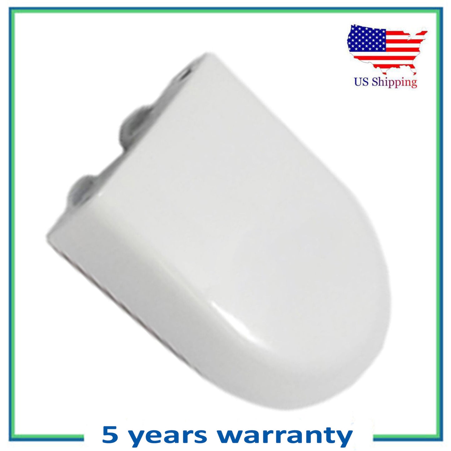 QM1 Cloud White Outside Door Handle Cover Escutcheon For 2007-2012 Nissan Versa