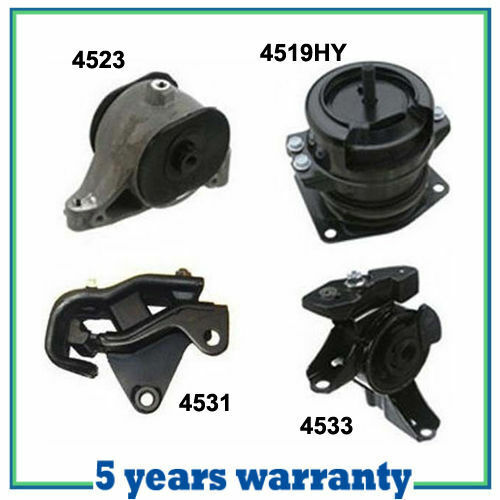 M278 Moteur & Trans Montage Pour 03-06 Acura MDX 3.5L 4PCS 4519HY 4523 4533