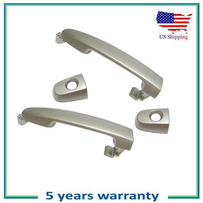 Front Outer Door Handle Set For 02-06 TOYOTA Camry Lunar Mist Metallic 1C8 DS526