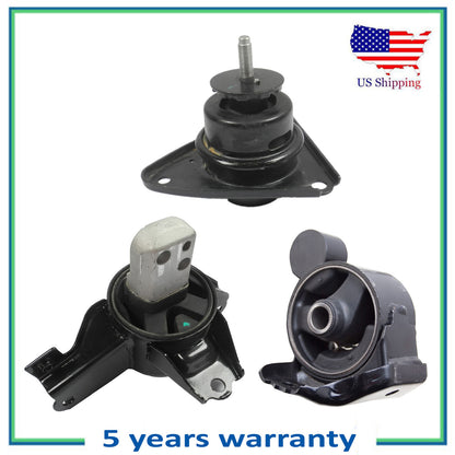 Moteur & Trans Montage 10-13 pour Kia Forte5, Forte Koup Auto. 2.0L, 2.4L 3PCS