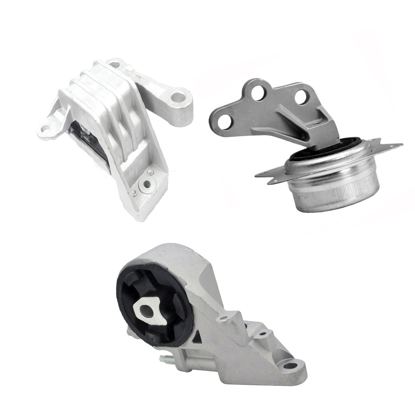 3PCS Front R Engine Motor & Auto Trans. Mount For 08-10 Chevy Malibu 2.4L 4 Spd