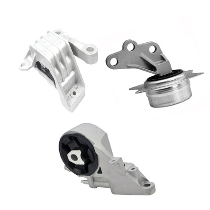 3PCS Front R Engine Motor & Auto Trans. Mount For 08-10 Chevy Malibu 2.4L 4 Spd