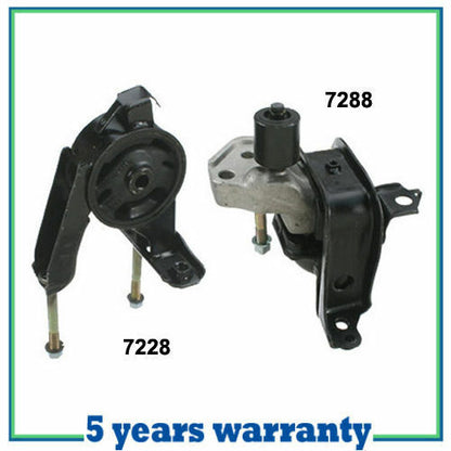 M346 Engine Motor Mount For 00-05 Toyota Echo 1.5 Front Right & Rear 2PCS Manual
