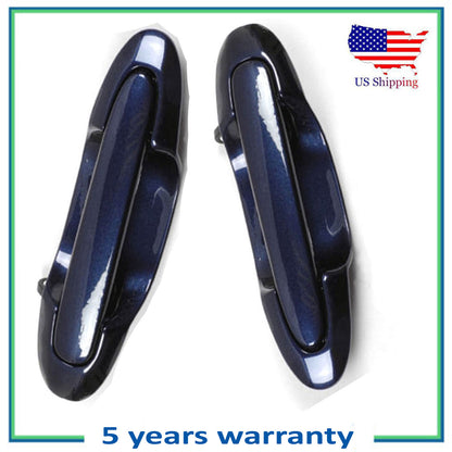 Arrière Extérieur Porte Poignée 2PCS Pour 2000-2006 Mazda MPV Midnight Bleu 22A