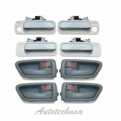 1997-2001 For Toyota Camry 4 Gray Interior /4 White 040 Outside Door Handle DH92