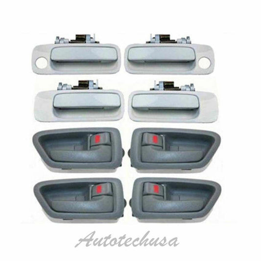 1997-2001 For Toyota Camry 4 Gray Interior /4 White 040 Outside Door Handle DH92