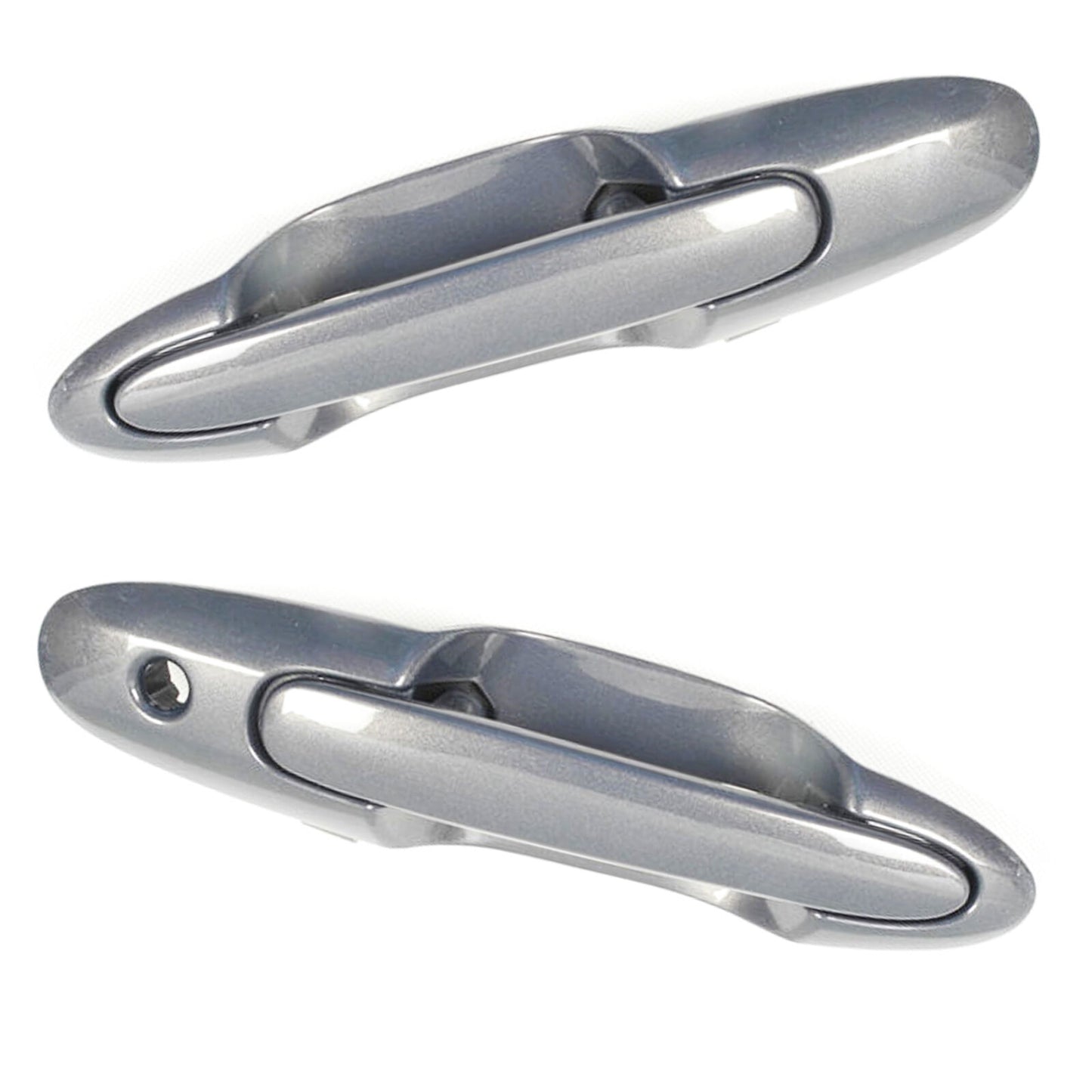 Front Outside Outer Door Handle 2PCS For 2000-2006 Mazda MPV Galaxy Grey 32S