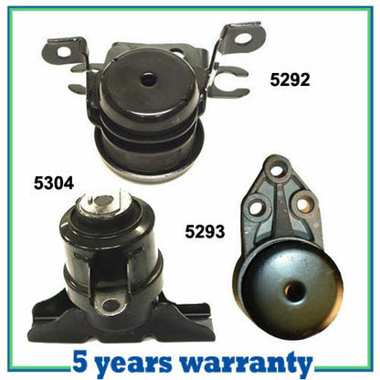 M324 Moteur & Trans Montage Set 3PCS Pour 2001-2004 Mazda Hommage 2.0L 3.0L