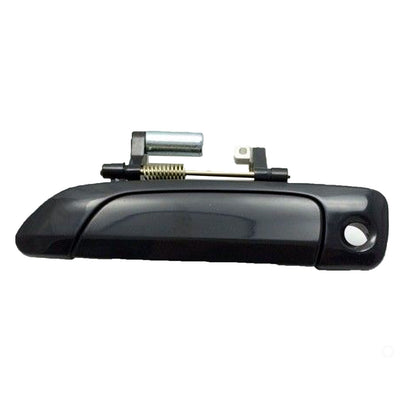 Front & Rear Outer Door Handle 4 PCS For 01-05 Honda Civic Smooth Black DS555