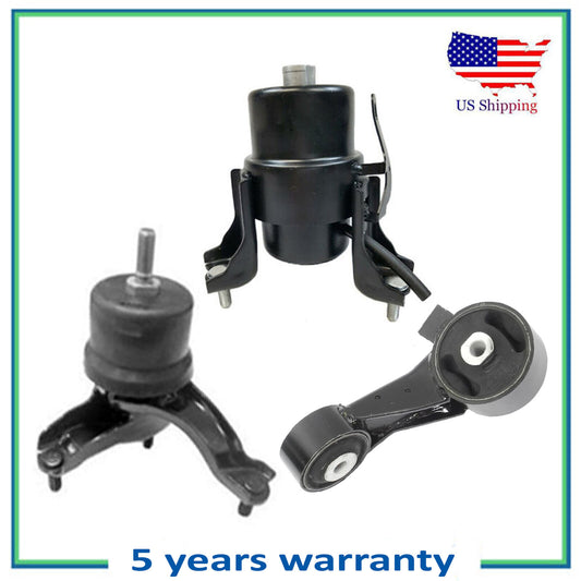 Set 3PCS Torque Strut & Motor Mount For 02-03 Lexus ES300 3.0L 62048 4236 4287