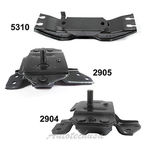 Motore & Trans. Montante Set 3PCS Per 99-04 Ford MUSTANG 3.8L 2904 2905 5310