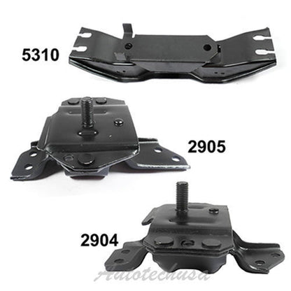 Motore & Trans. Montante Set 3PCS Per 99-04 Ford MUSTANG 3.8L 2904 2905 5310