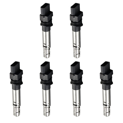 Set 6PCS Ignition Coil For UF531 Audi A3 TT Quattro Cayenne VW Touareg 3.2L 3.6L