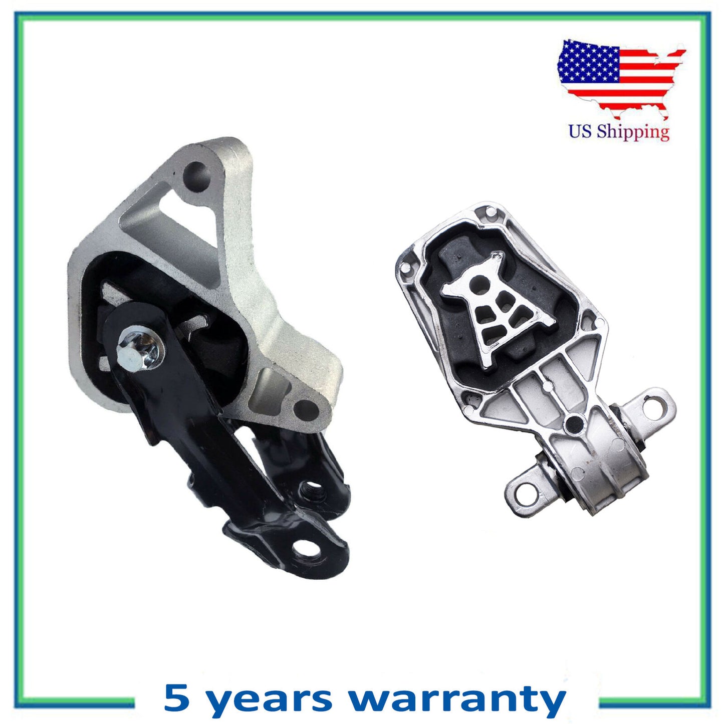 Set Engine Torque Strut Mount For Mercedes-Benz 14-19 CLA45 15-19 GLA45 AMG 2.0L