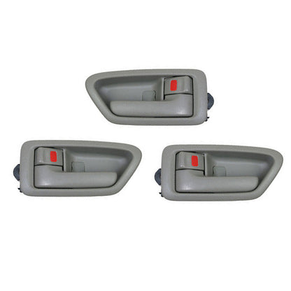 3PCS Intérieur Porte Poignée Set Pour 1997-2001 Toyota Camry Sauge