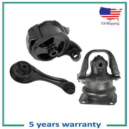 3PCS Motore & Torque Montante Per 1990-1993 Honda Accord 2.2L Automatico