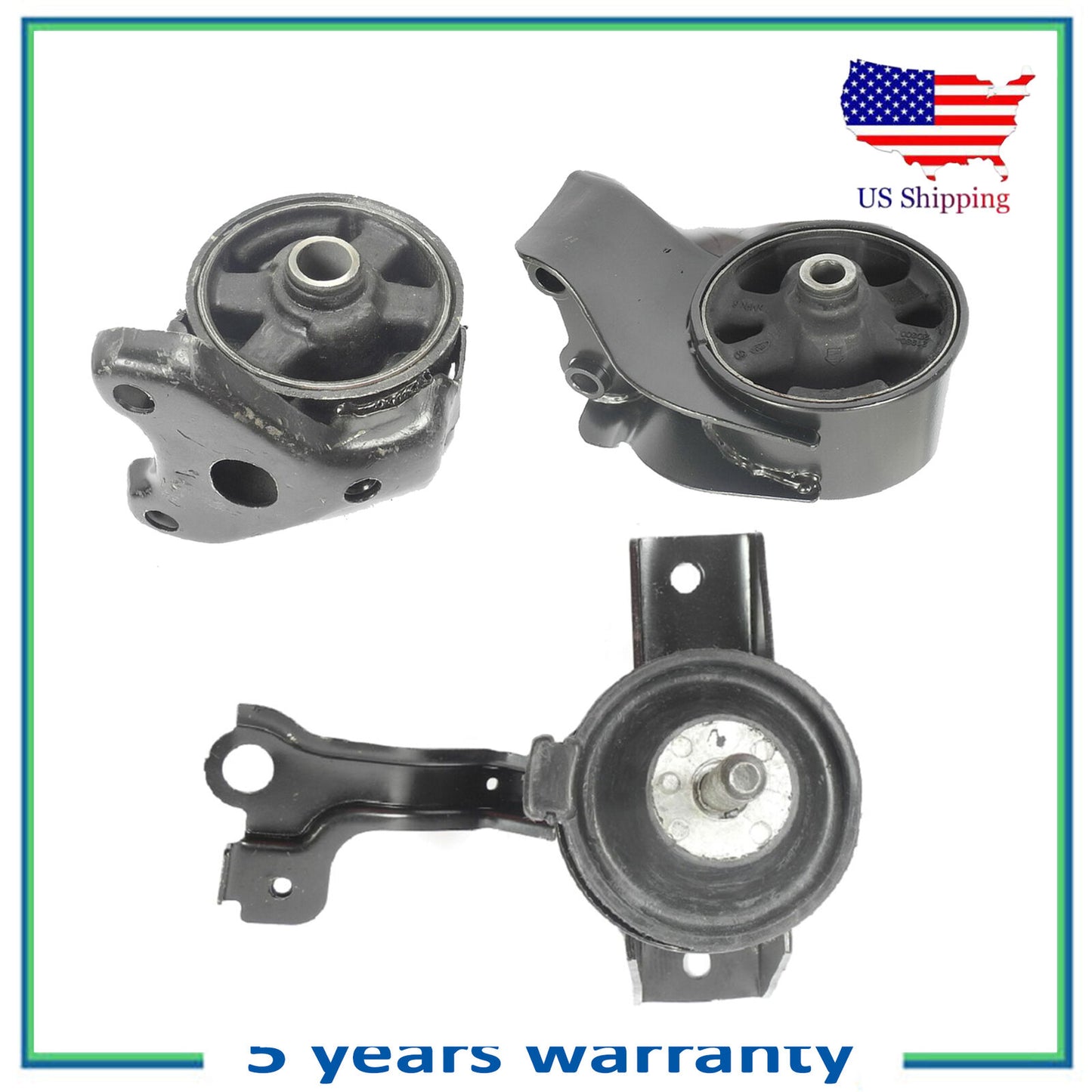 For 03-05 Hyundai Tiburon 2.0L Engine Motor Mount Set 3 AT 7118 7128 7116 M156
