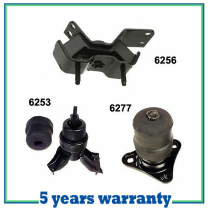 Engine Motor & Trans Mount Set 3PCS for 1992-1996 Toyota Camry 2.2L for Auto